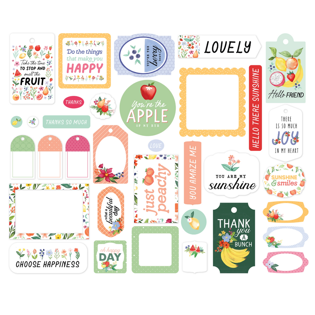 Fruit Stand Ephemera-Frames & Tags