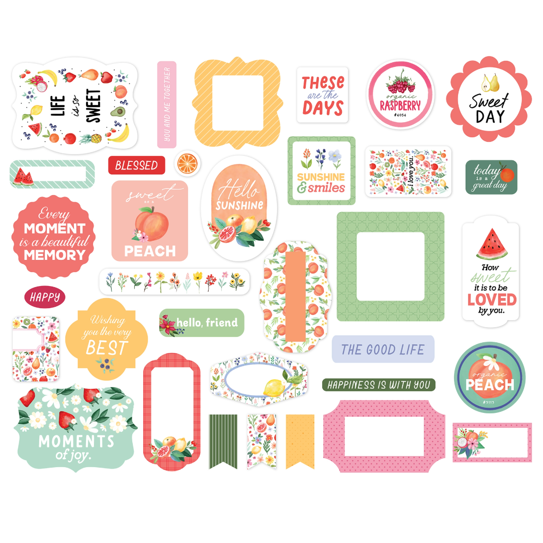 Carta Bella Fruit Stand Ephemera-Icons