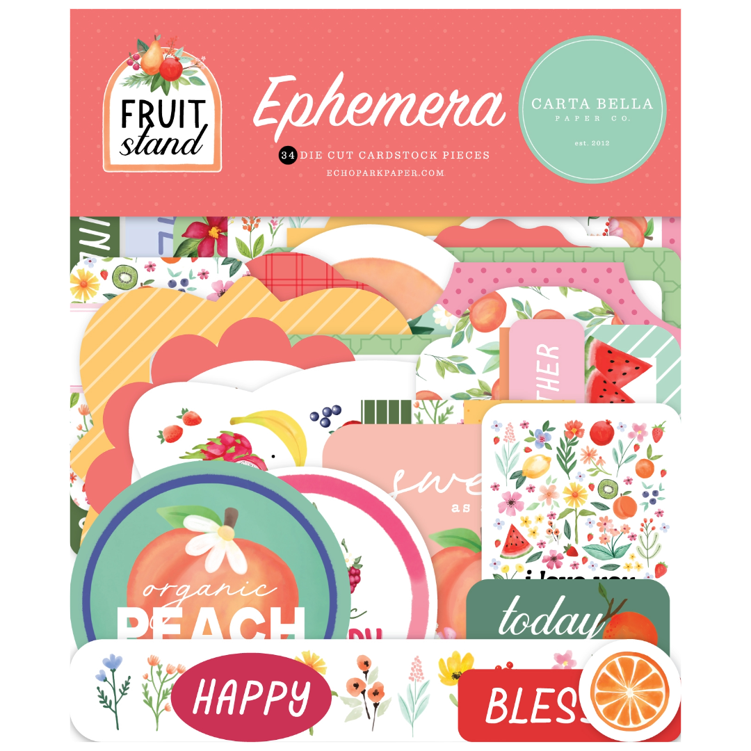 Carta Bella Fruit Stand Ephemera-Icons