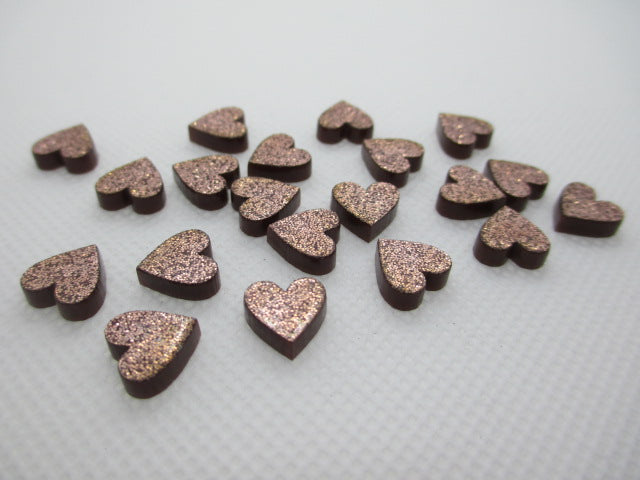 Corbett Creations Hearts – Design 1 Copper Glitter