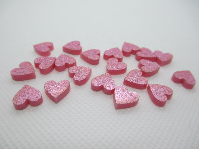 Corbett Creations Hearts – Design 1 Pink Glitter