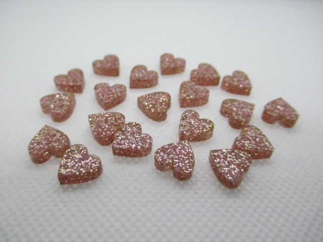 Corbett Creations Hearts – Design 1 Rose Gold Glitter