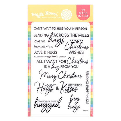 Waffle Flower Holiday Hugs Stamp Set