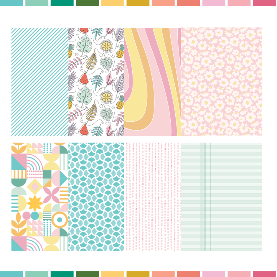 Freckled Fawn June 2023 - 6x8 Scrapbook Papers