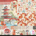 Land of the Rising Sun Patterns Pad 12″x12″