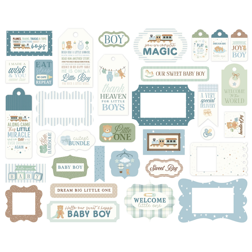 Little Lullabies Baby Boy Frames & Tags
