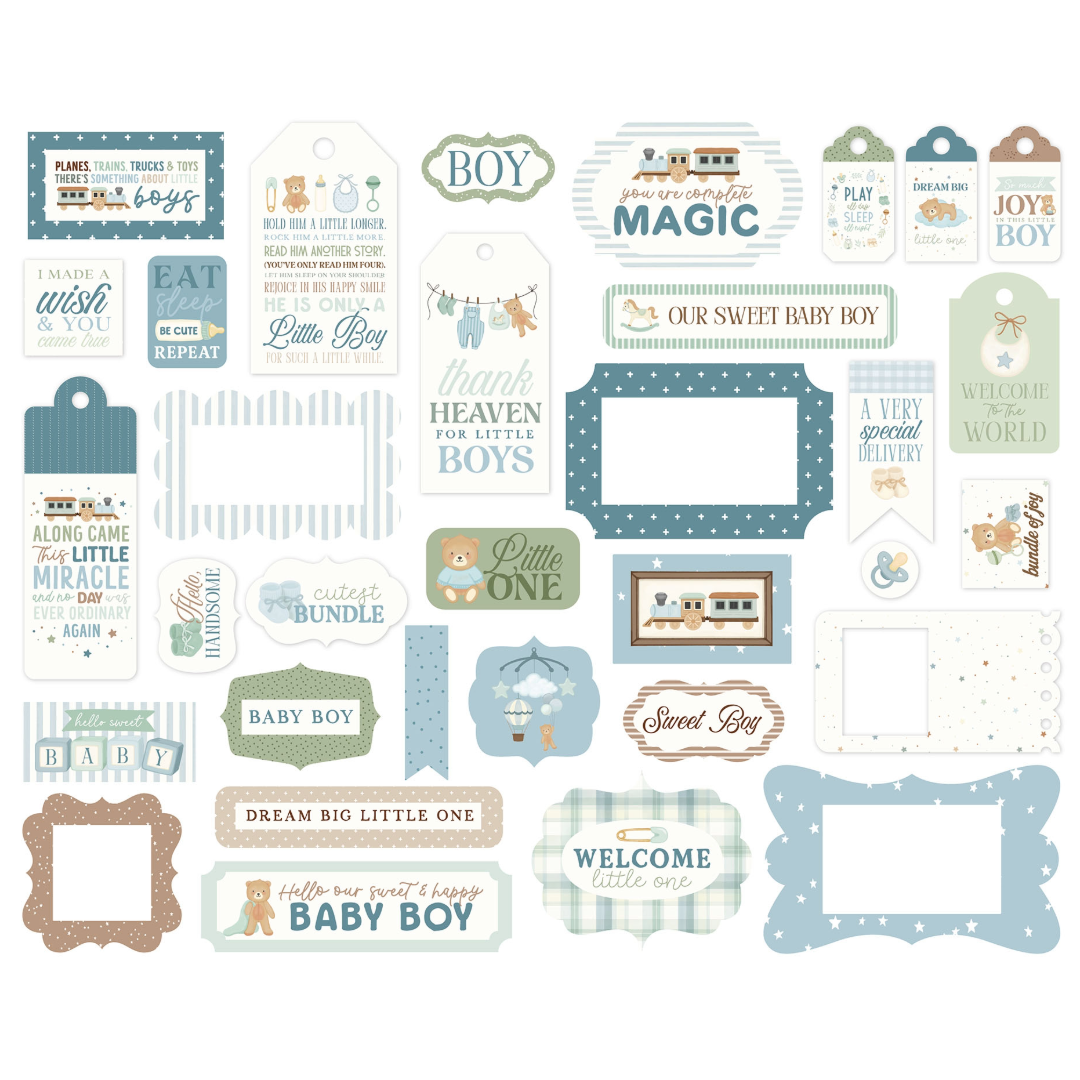 Little Lullabies Baby Boy Frames & Tags