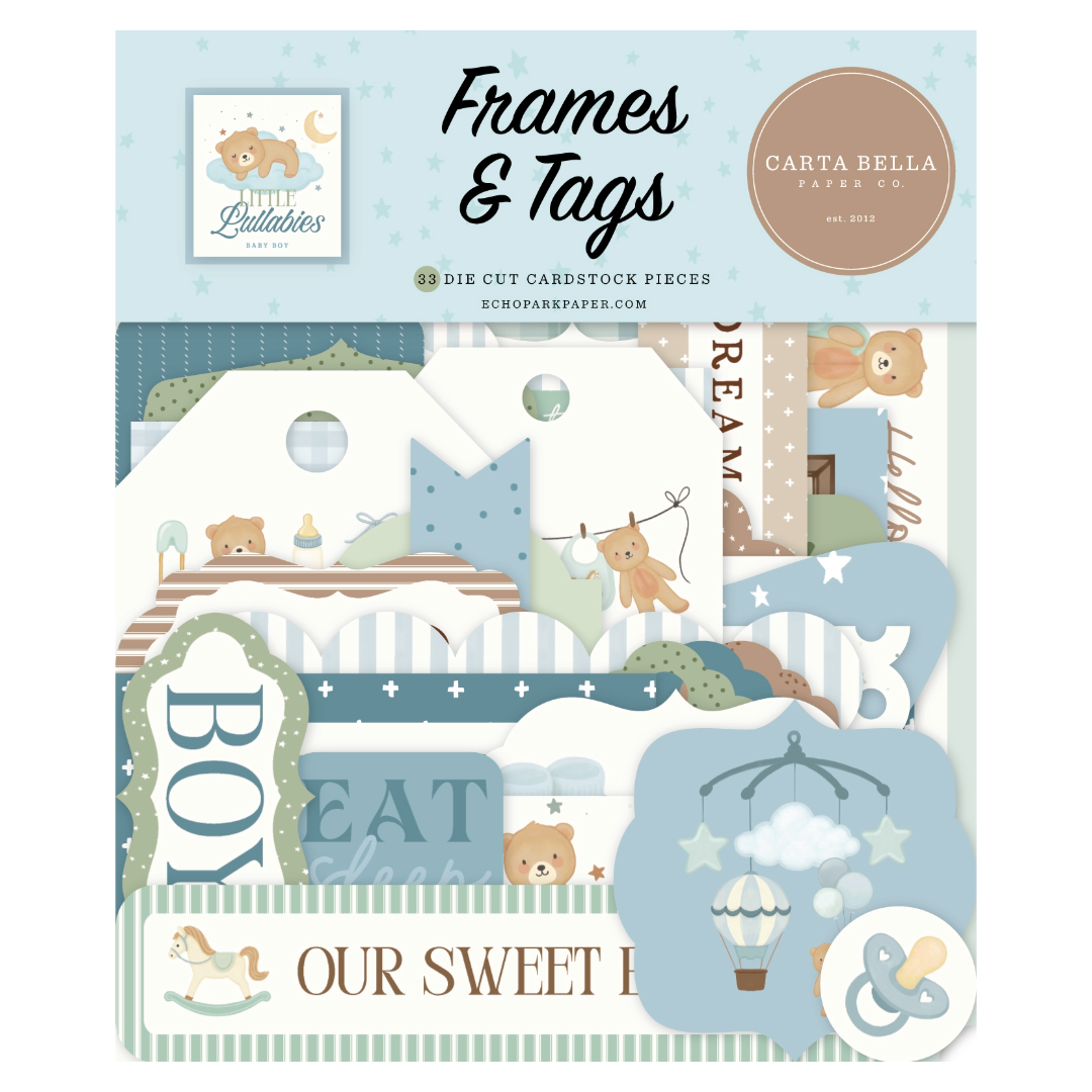 Little Lullabies Baby Boy Frames & Tags