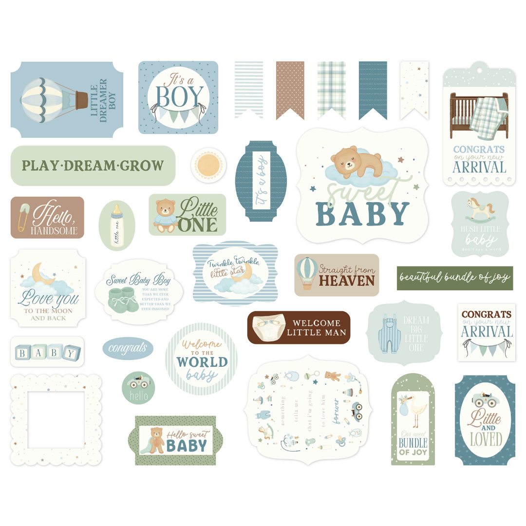 Little Lullabies Baby Boy Ephemera