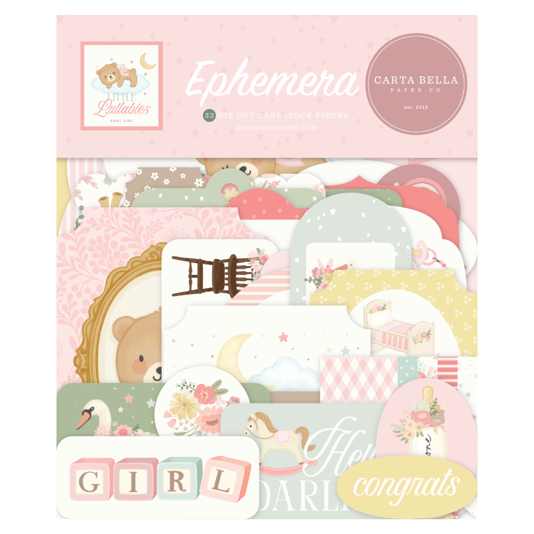 Little Lullabies Baby Girl Ephemera