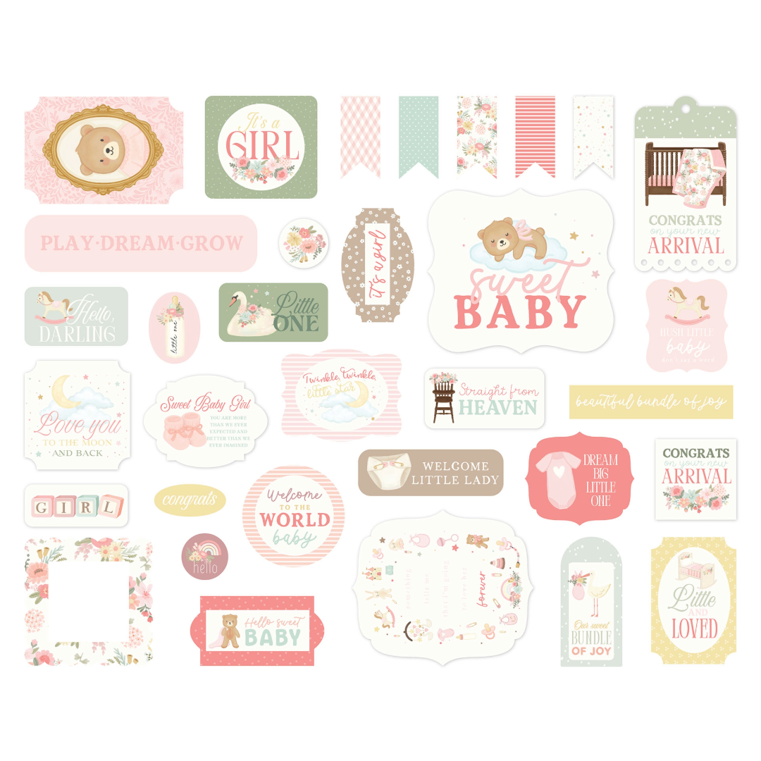 Little Lullabies Baby Girl Ephemera