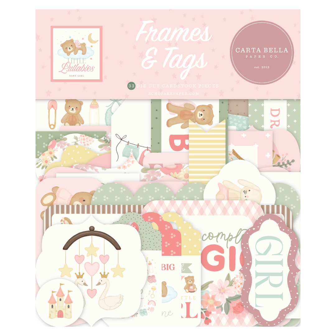 Little Lullabies Baby Girl Frames & Tags