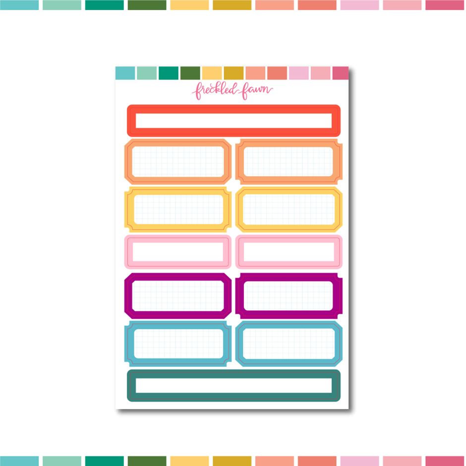 Freckled Fawn May 2023  - Label Stickers