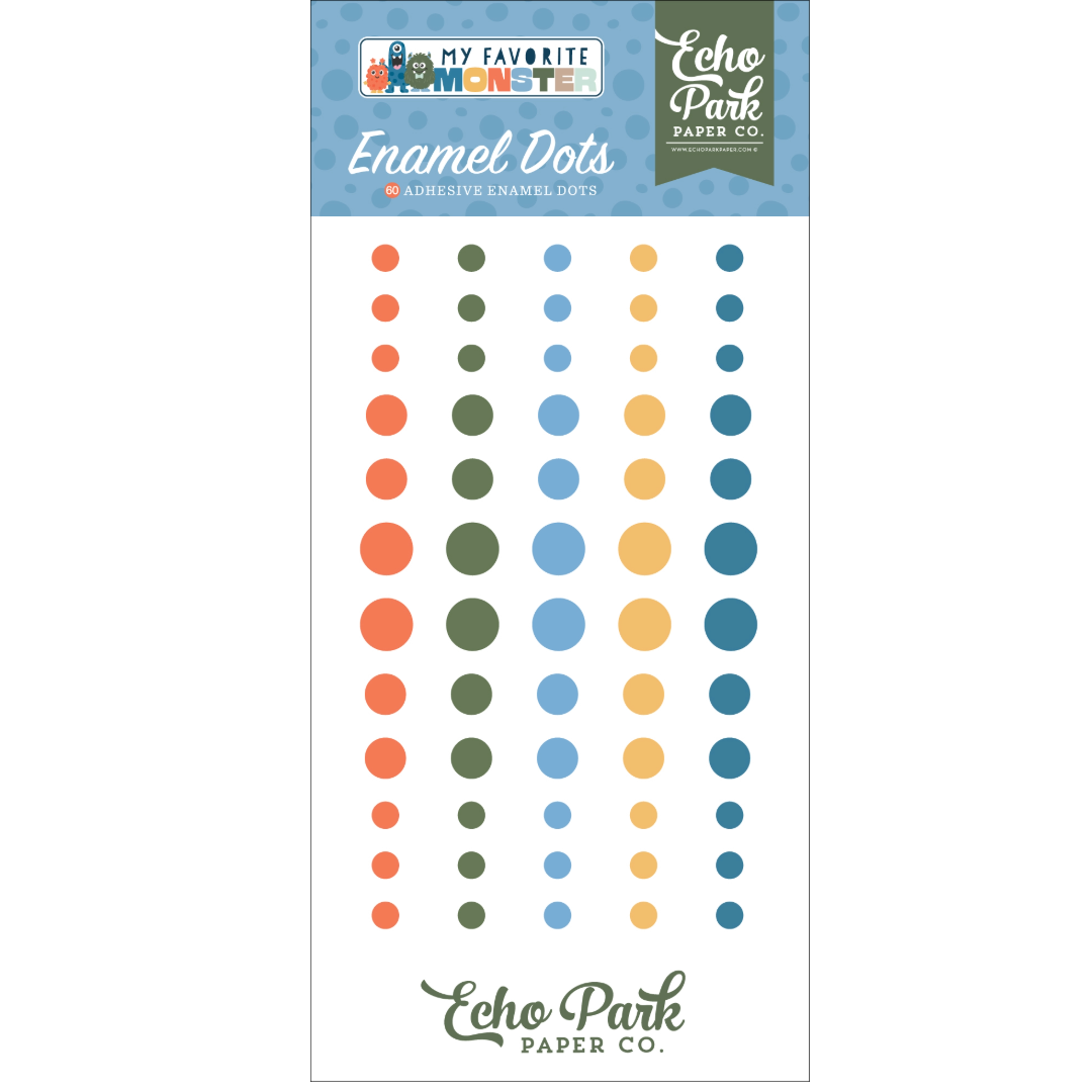 My Favorite Monster - Enamel Dots