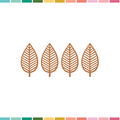 Freckled Fawn Wood Leaves