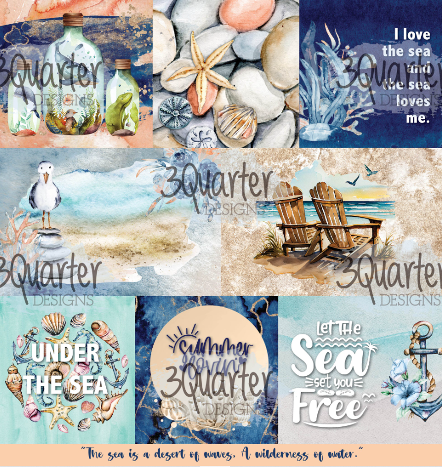 3Quarters Designs Ocean Lover Collection kit