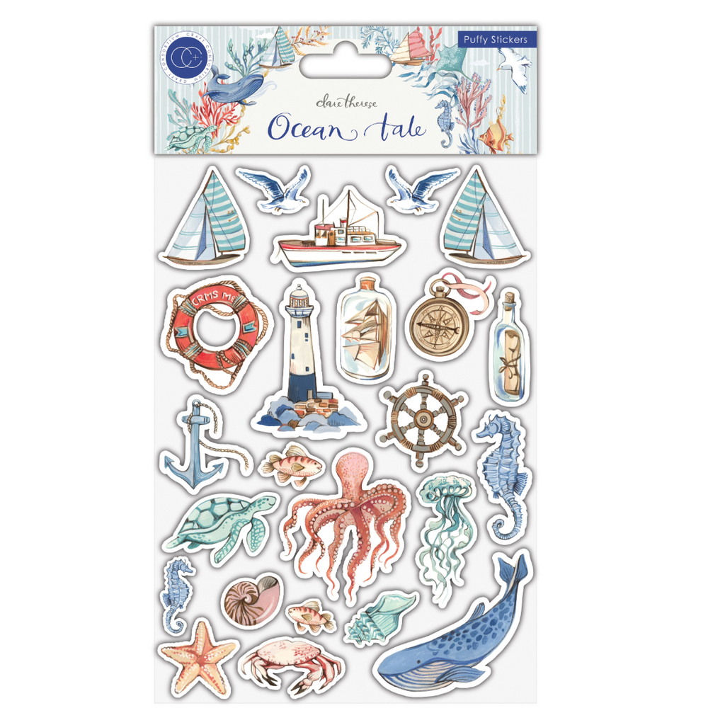 Craft Consortium Ocean Tale Puffy Sticker