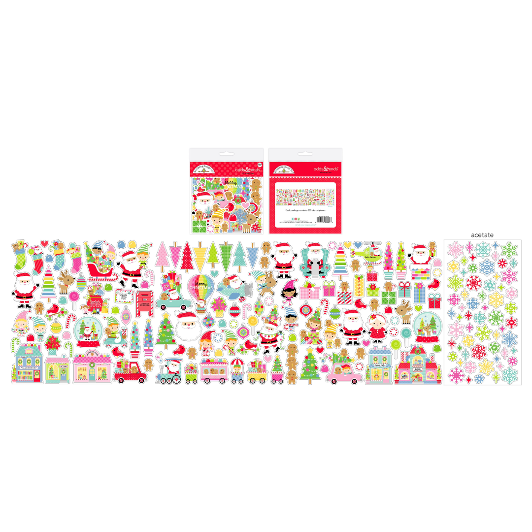 Doodlebug Oh What Fun Odds & Ends Die-Cuts