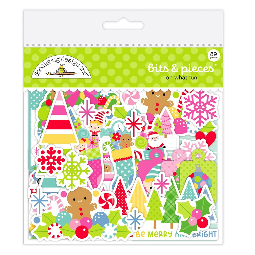 Doodlebug Oh What Fun Die Cuts -Bits & Pieces