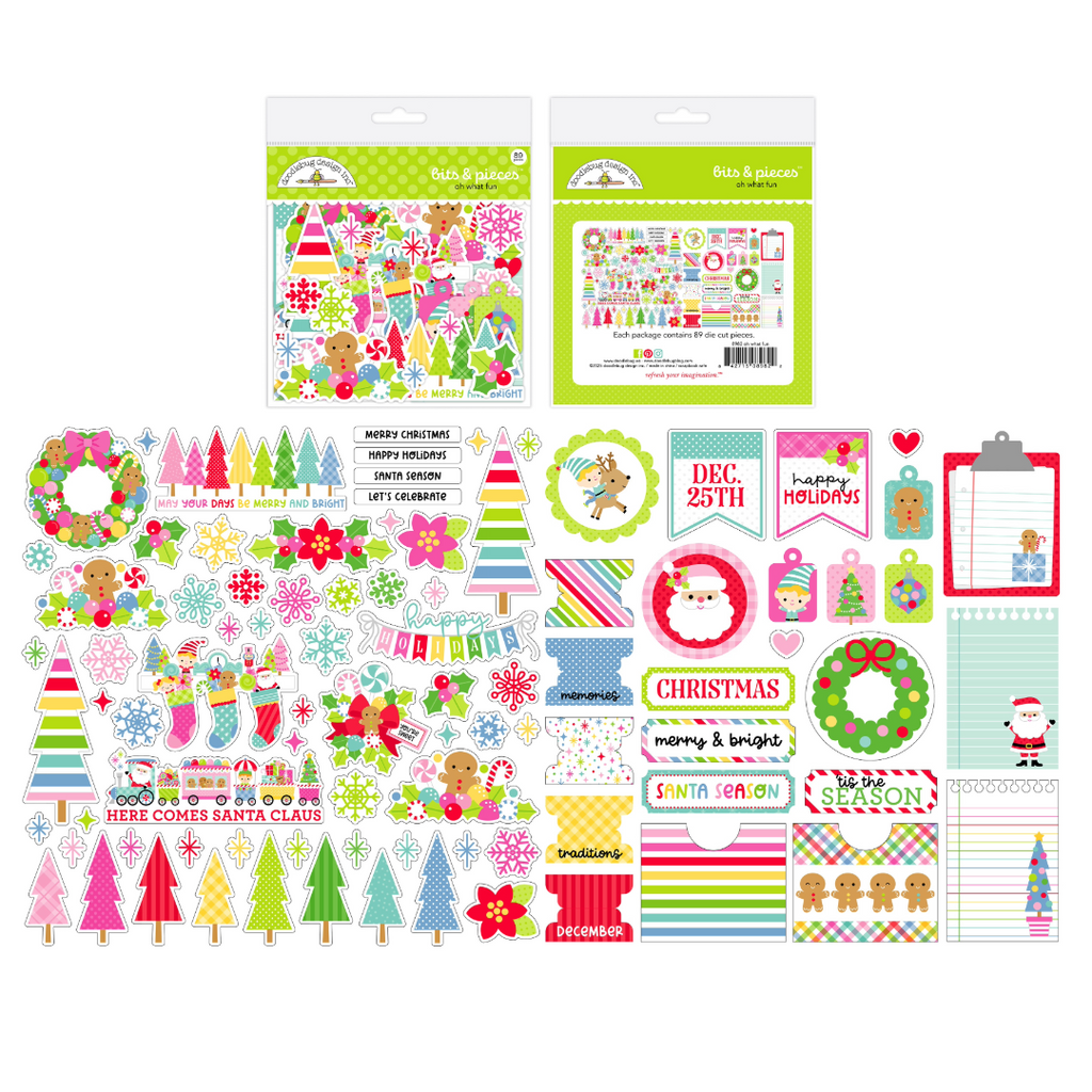 Doodlebug Oh What Fun Die Cuts -Bits & Pieces