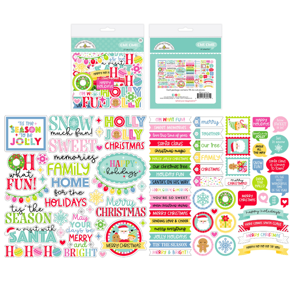 Doodlebug Oh What Fun Die Cuts - Chit Chat