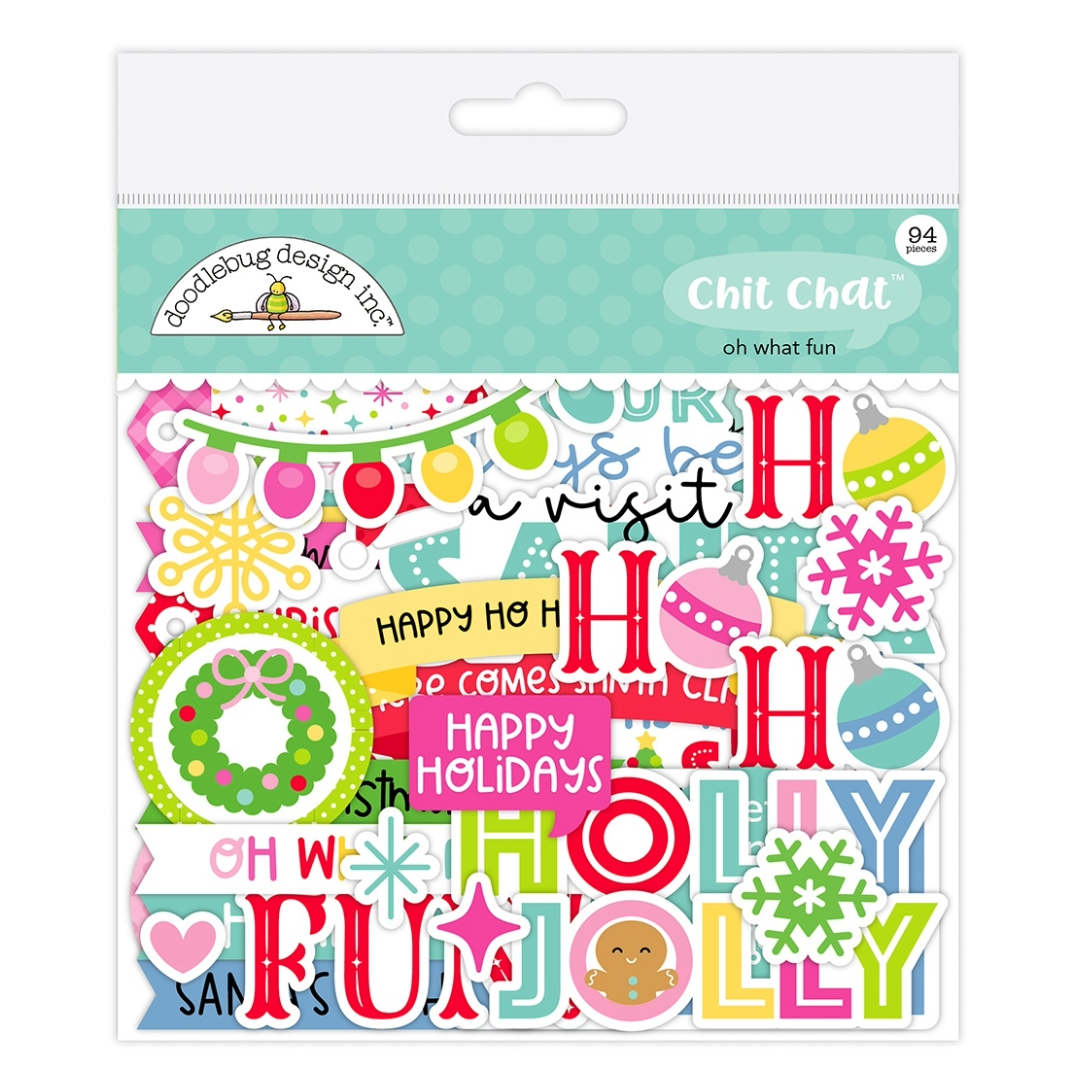 Doodlebug Oh What Fun Die Cuts - Chit Chat