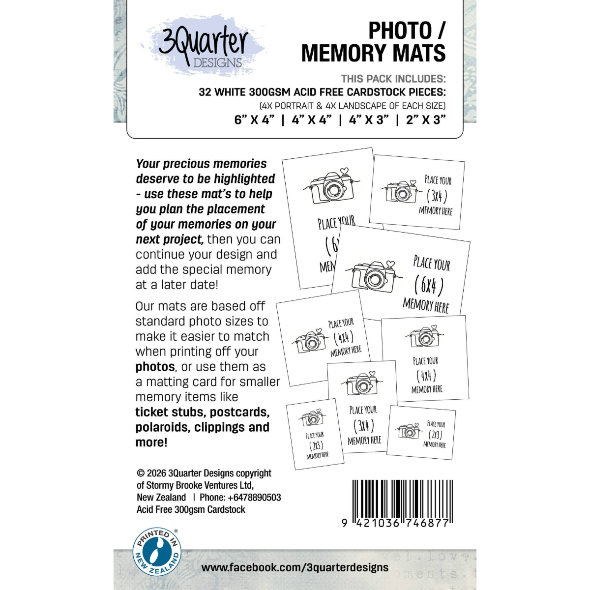 Photo/Memory Mats