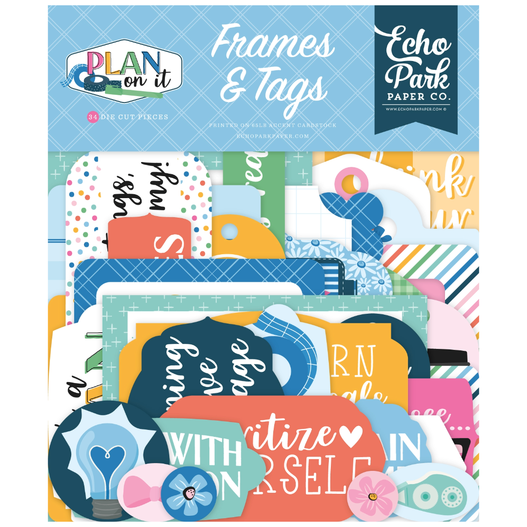 Plan On It Ephemera-Frames & Tags