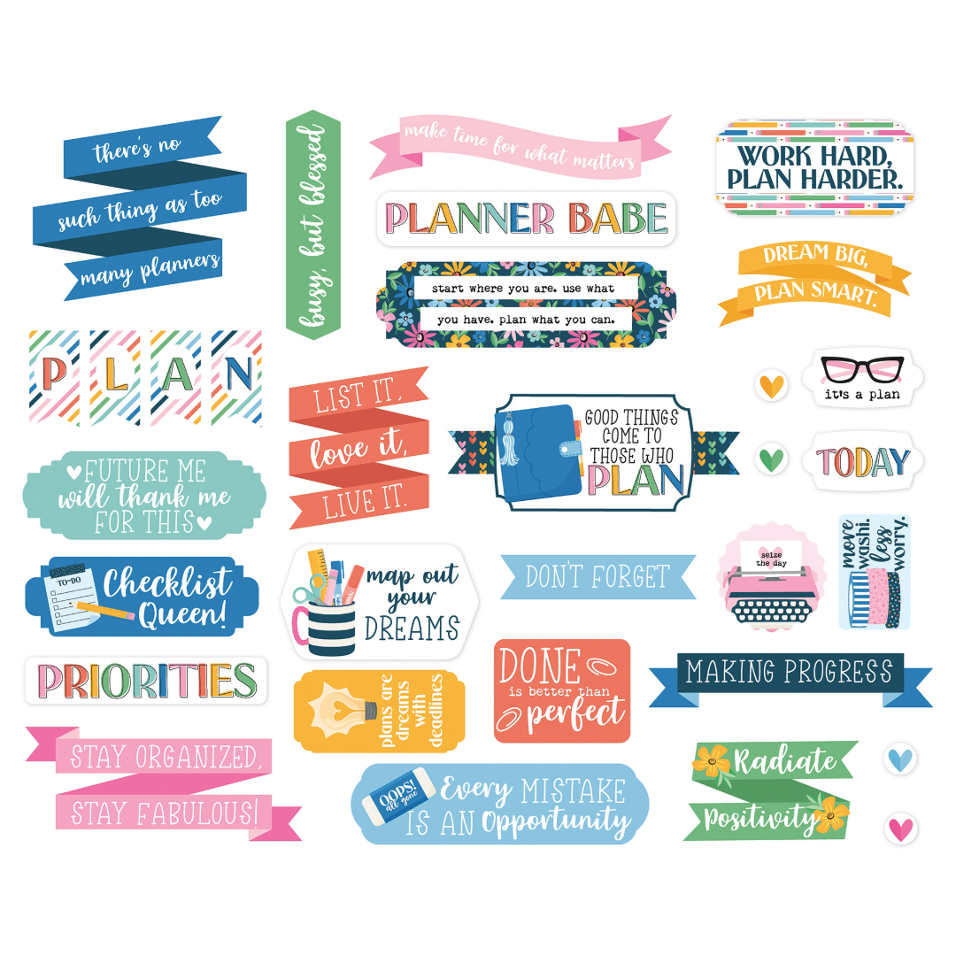 Plan On It Ephemera-Titles & Phrases