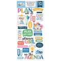 Plan On It Chipboard Stickers - Word & Phrases