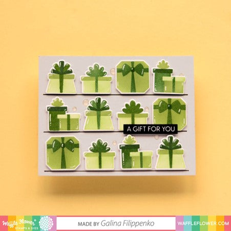 Waffle Flower Multiple Presents Die-n-stencil