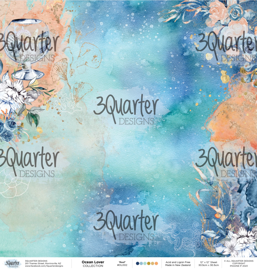 3Quarters Designs Ocean Lover Collection kit