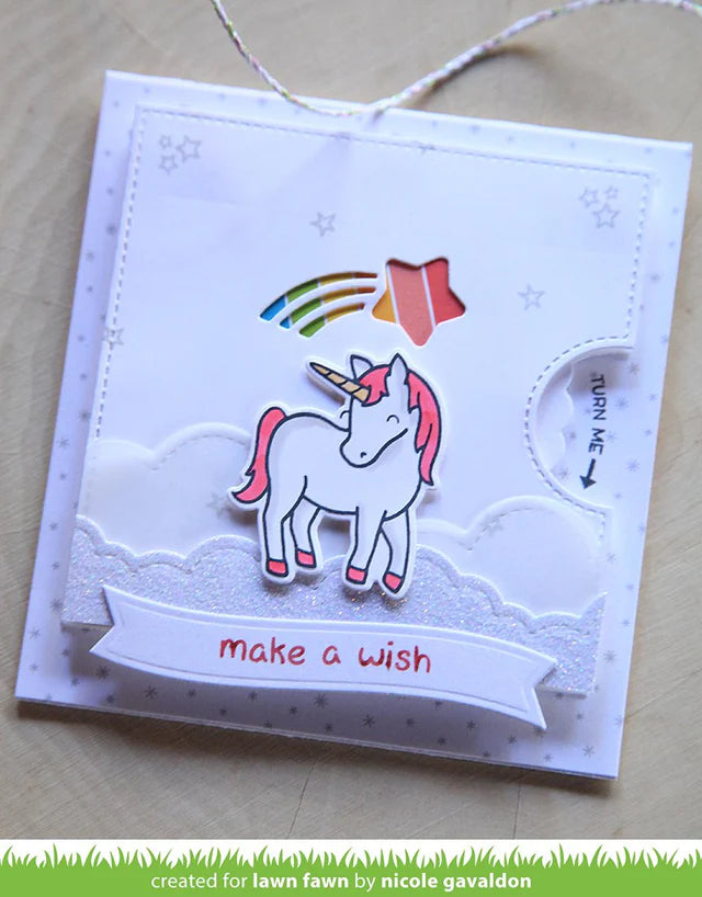 Lawn Fawn Reveal Wheel Add On - Shooting Star Add On die
