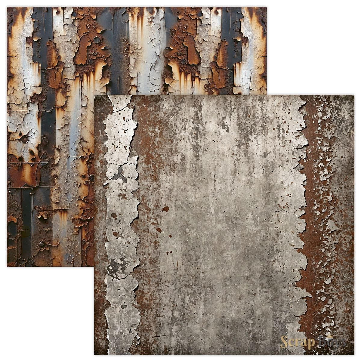 Scrapboys Rusty Pack - 12"x12" Paper Pack