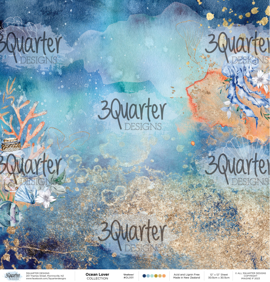 3Quarters Designs Ocean Lover Collection kit