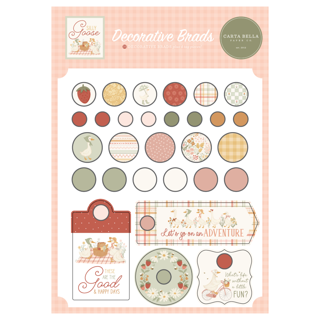 Silly Goose - Silly Goose Decorative Brads