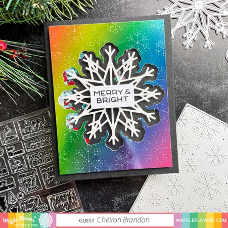 Waffle Flower Star Snowflake Kit Die