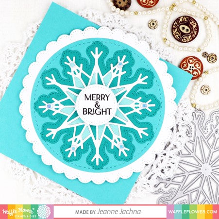 Waffle Flower Star Snowflake Kit Die