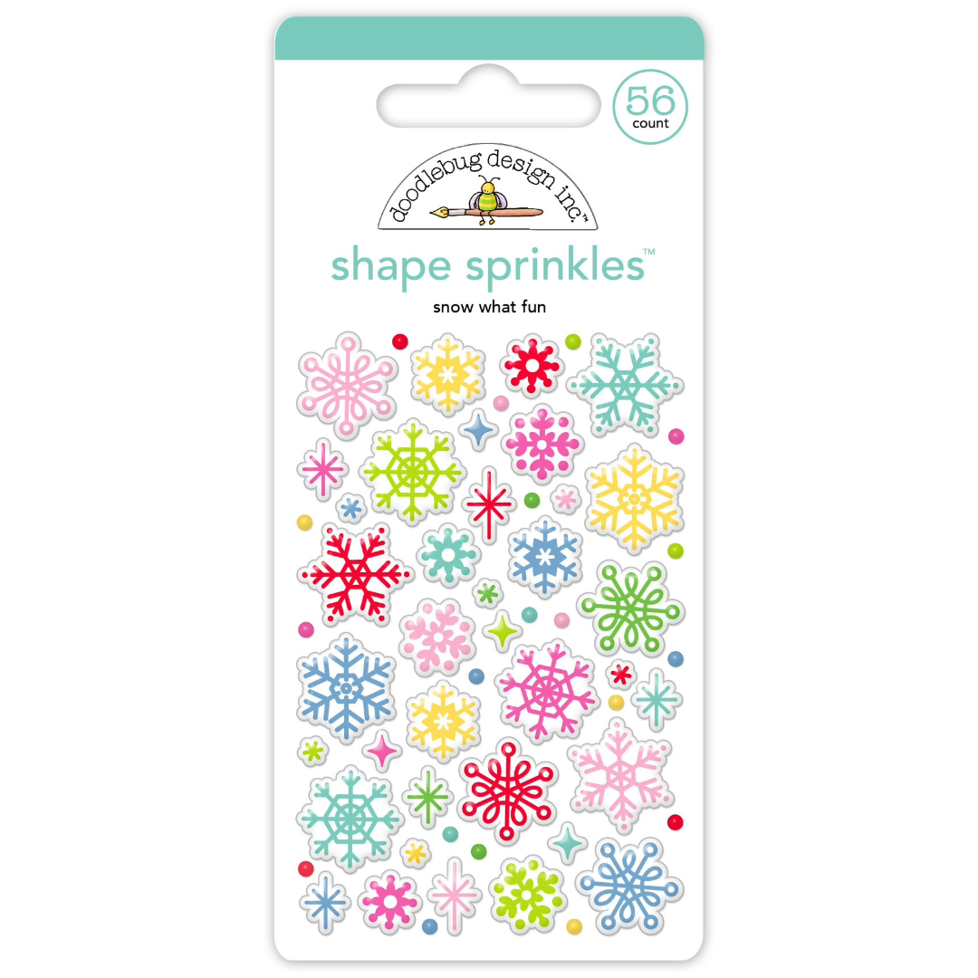 Doodlebug Oh What Fun Sprinkles -Snow What Fun