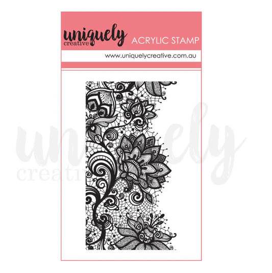 Uniquely Creative Flowering Utopia Floral Doily Mini Mark Making Stamp