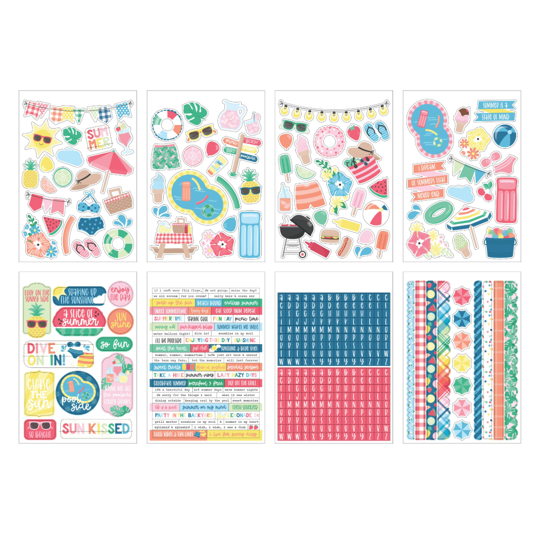 Echo Park Sun Kissed Sticker Book