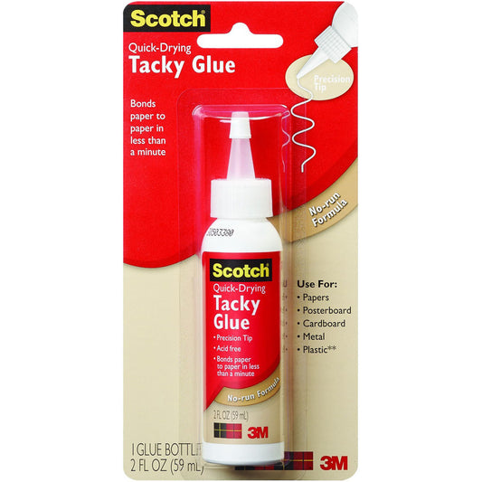 Scotch Quick-Drying Tacky Glue 2oz