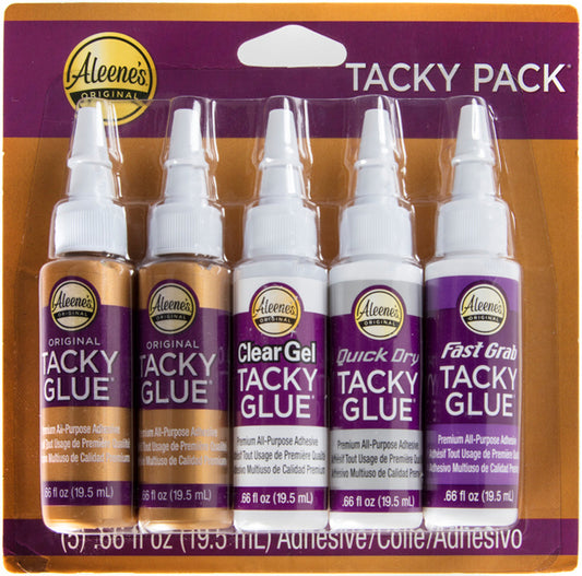 Aleene's Try Me Size Tacky Pack .66oz 5/Pkg