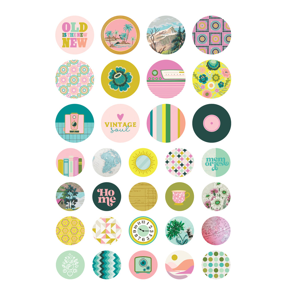 Simple Stories Flea Market - Sticker Book