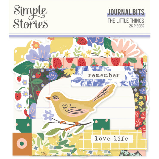 Simple Stories The Little Things Bits & Pieces Die-Cuts -Journal