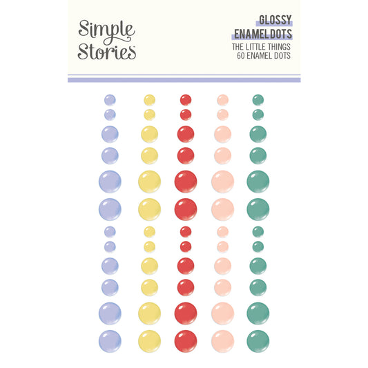 Simple Stories The Little Things Enamel Dots