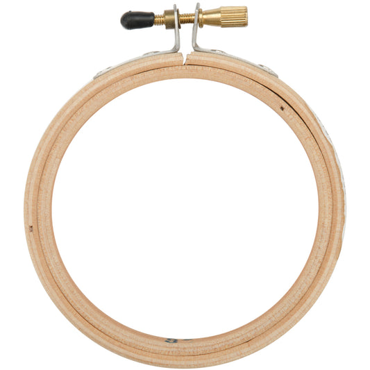 Wood Embroidery Hoop W/Round Edges 3"-Natural
