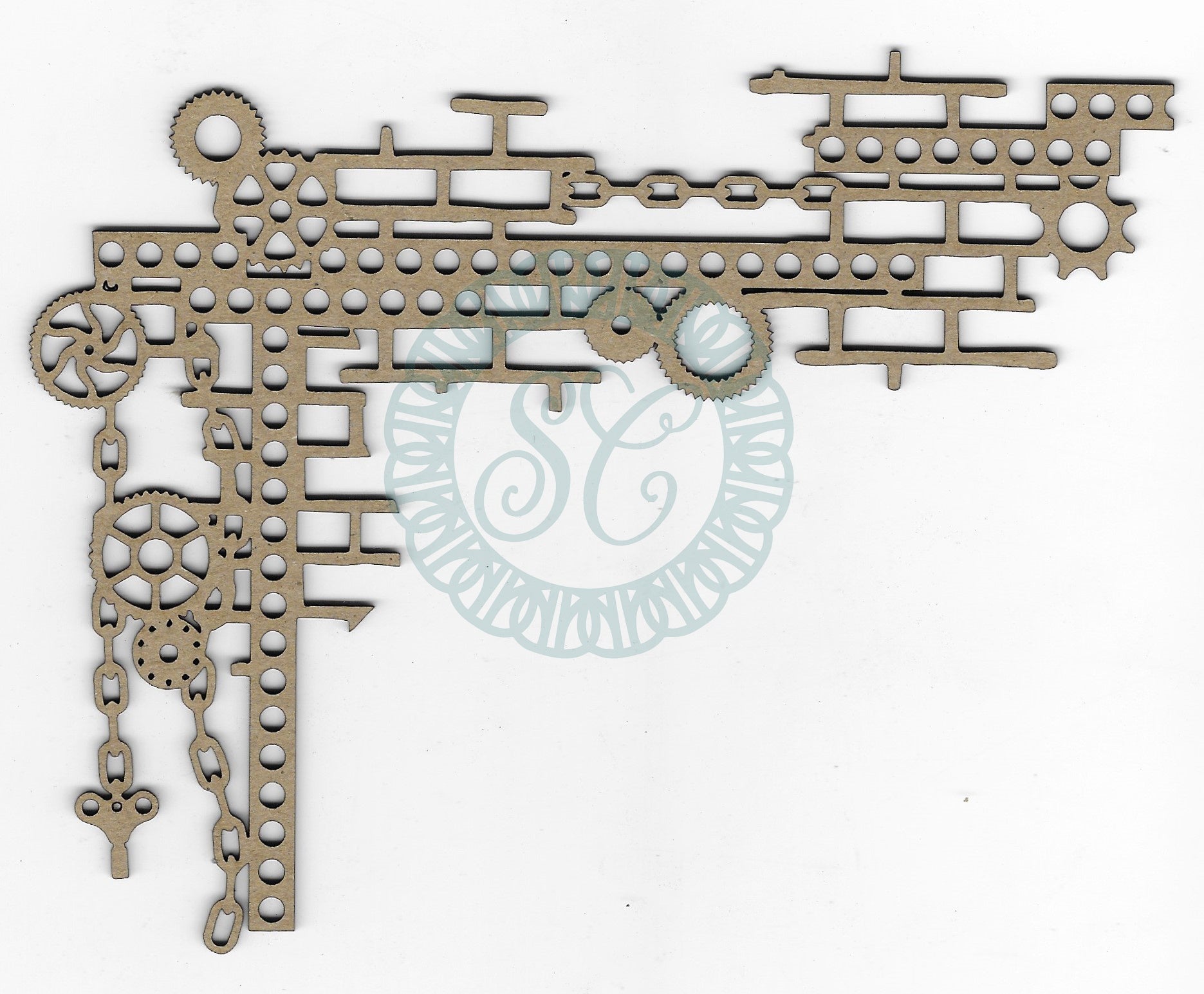 Scrapaholics Laser Cut Chipboard 1.8mm Thick-Junkyard Corner