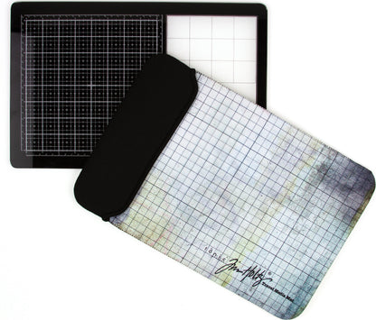 Tim Holtz Travel Glass Media Mat 10.25"X15.5"