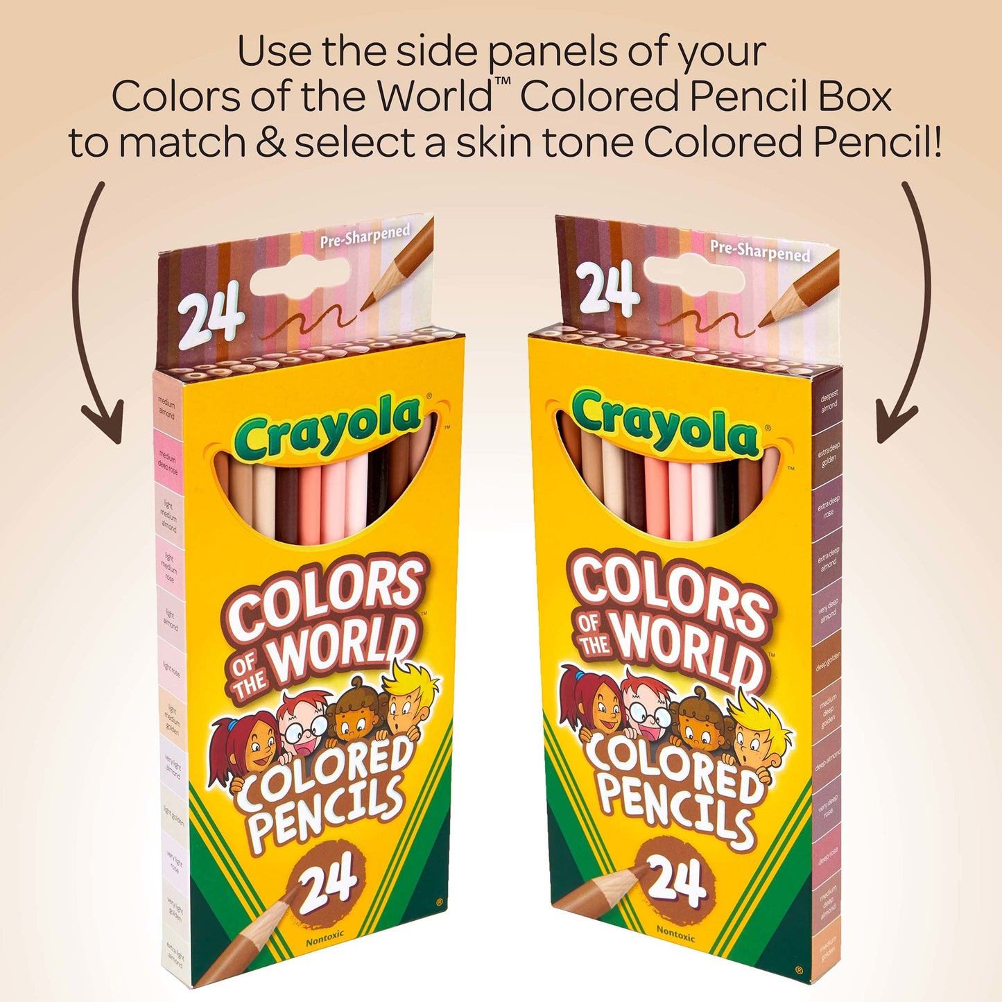 Crayola Colors Of The World Color Pencils 24/Pkg